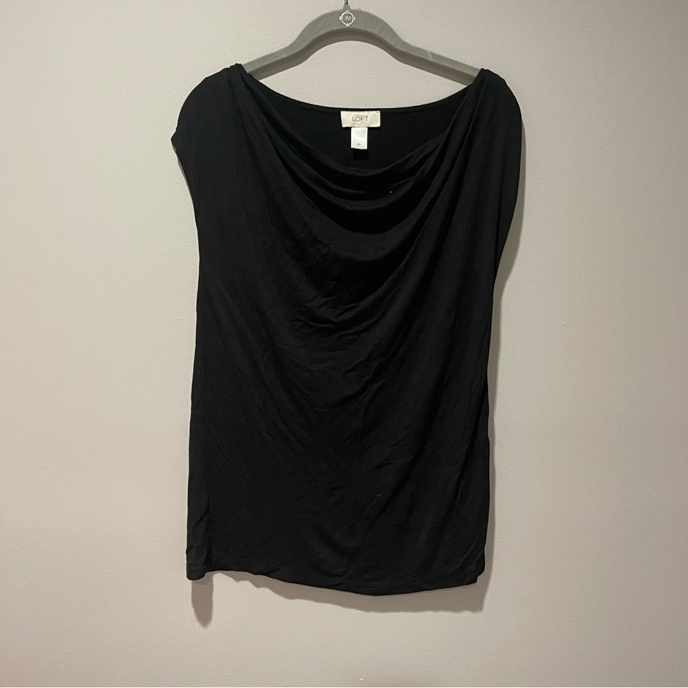 Loft Black Blouse